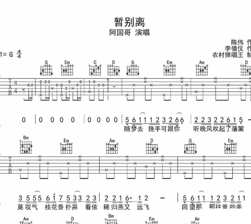 《悟》吉他谱_黄思婷