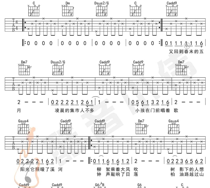 《快乐会继续》吉他谱_黄莺莺