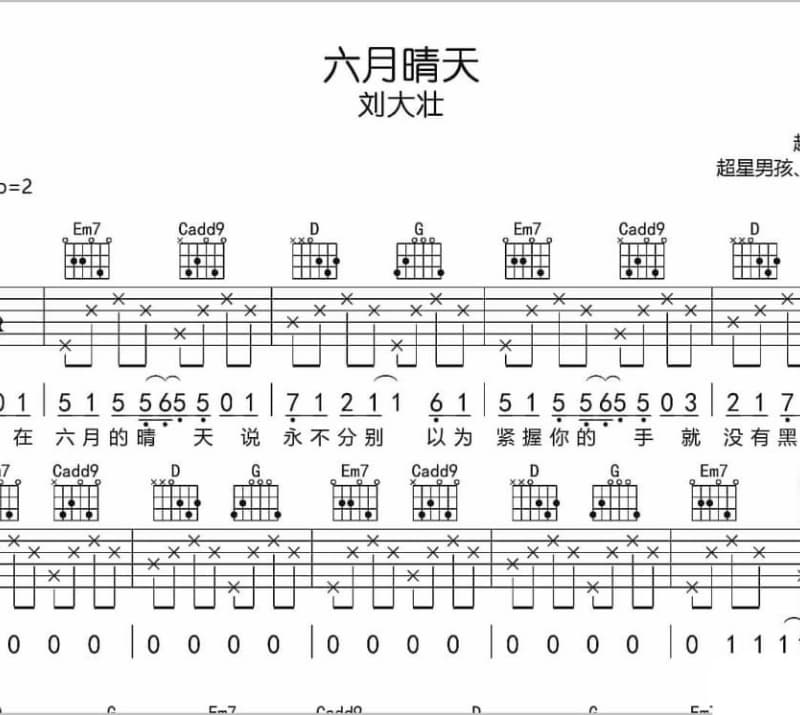 《有你在身边》吉他谱_黄玉芹/胡波涛