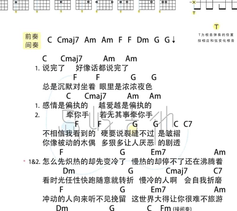 《Who You》吉他谱_激肤乐团
