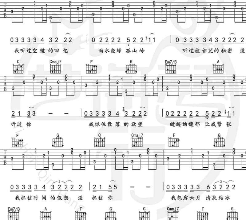 《Lovely Pie》吉他谱_纪佳松