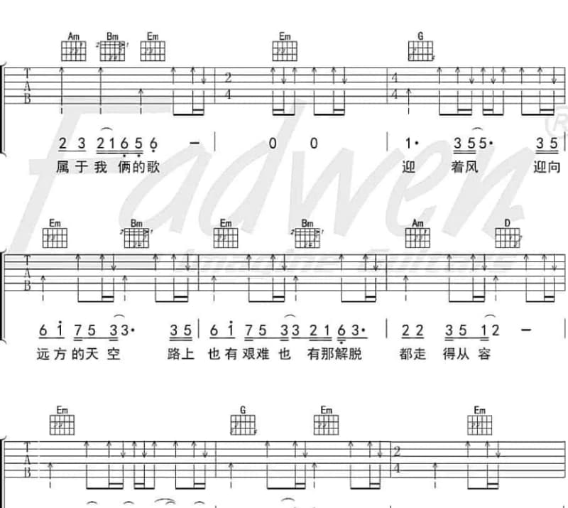 《怎么啦》吉他谱_纪文惠