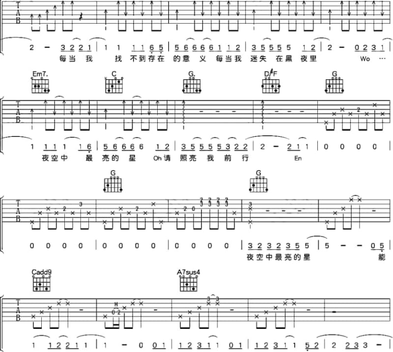 《Boys and Girls》吉他谱_嘉熙