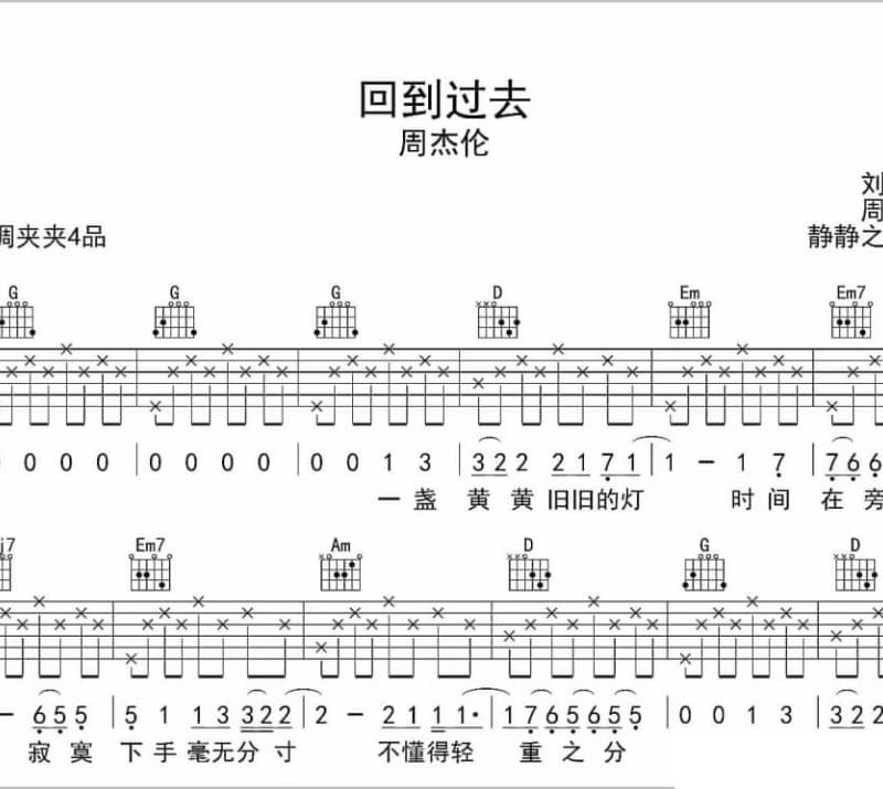 《送君曲》吉他谱_江蕙