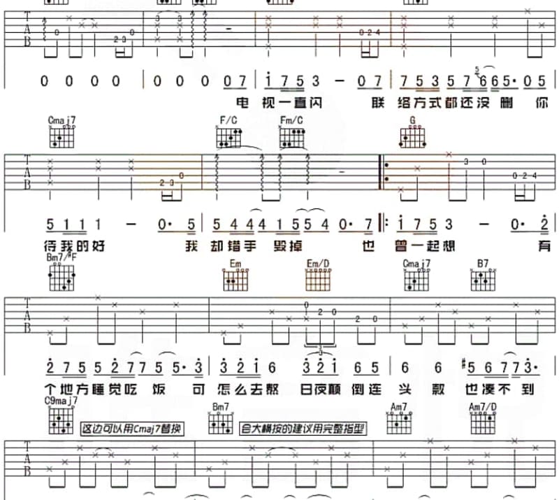 《造化》吉他谱_江蕙