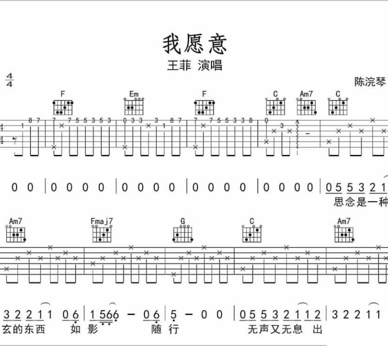 《我是如此傻》吉他谱_江希文