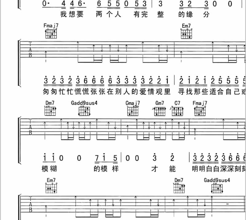 《风凄凄意绵绵》吉他谱_姜育恒