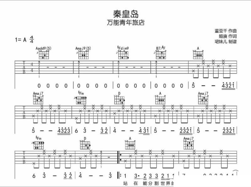 《红尘有你真好》吉他谱_黎毅