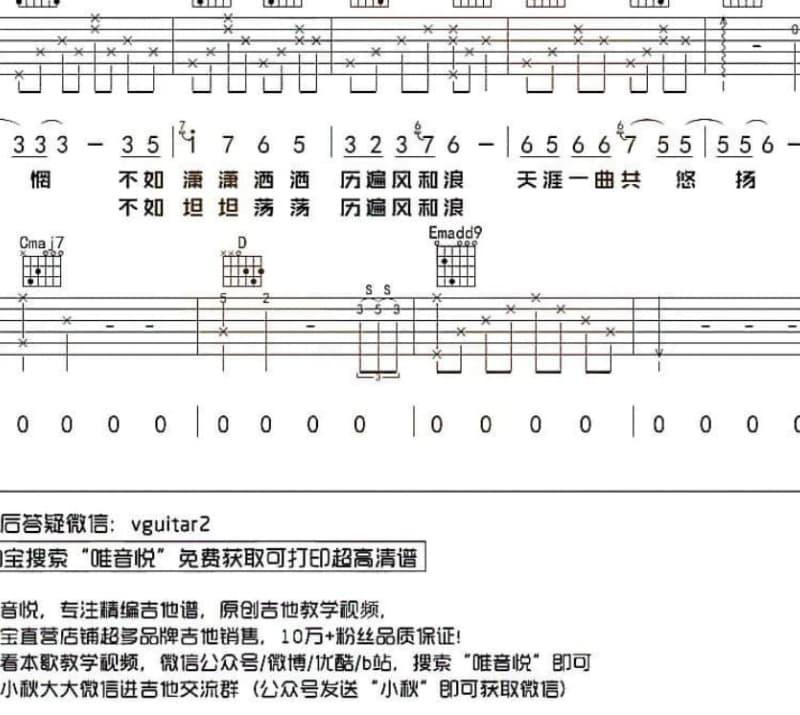 《想爱就要勇敢爱》吉他谱_老猫