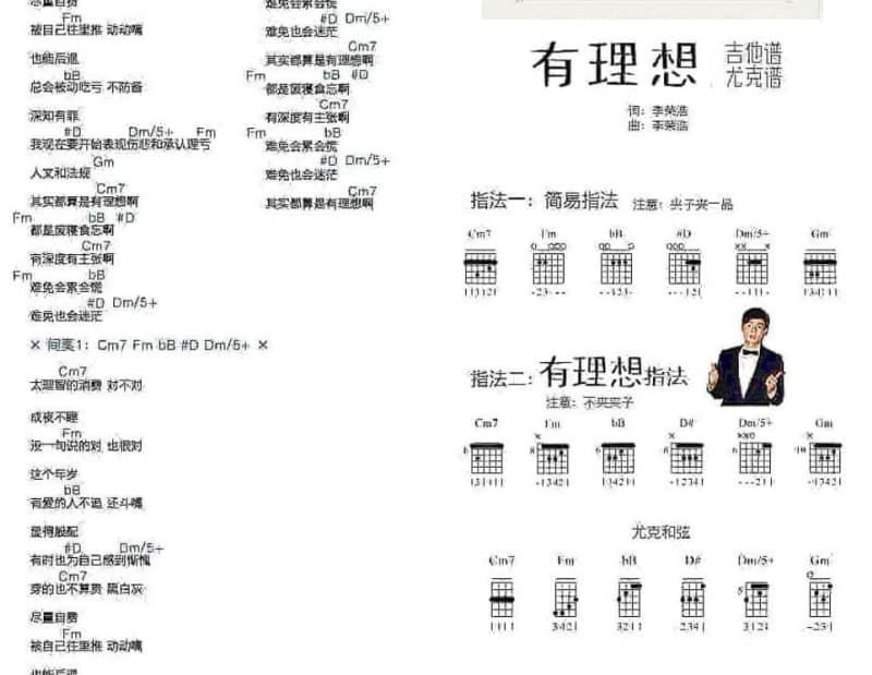 《聚散两依依》吉他谱_李碧华
