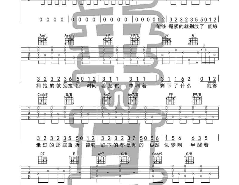 《这个故事教训我们》吉他谱_李克勤