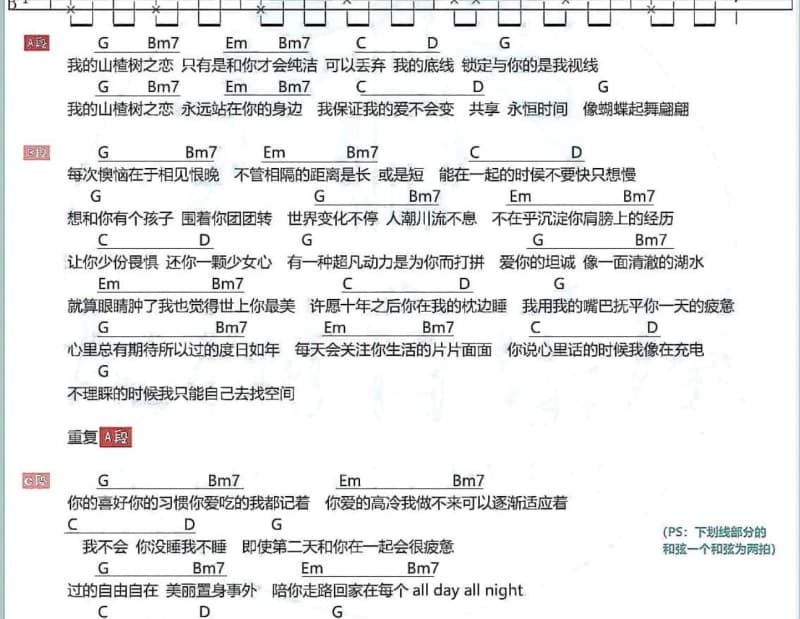 《爱是真的》吉他谱_李寿全