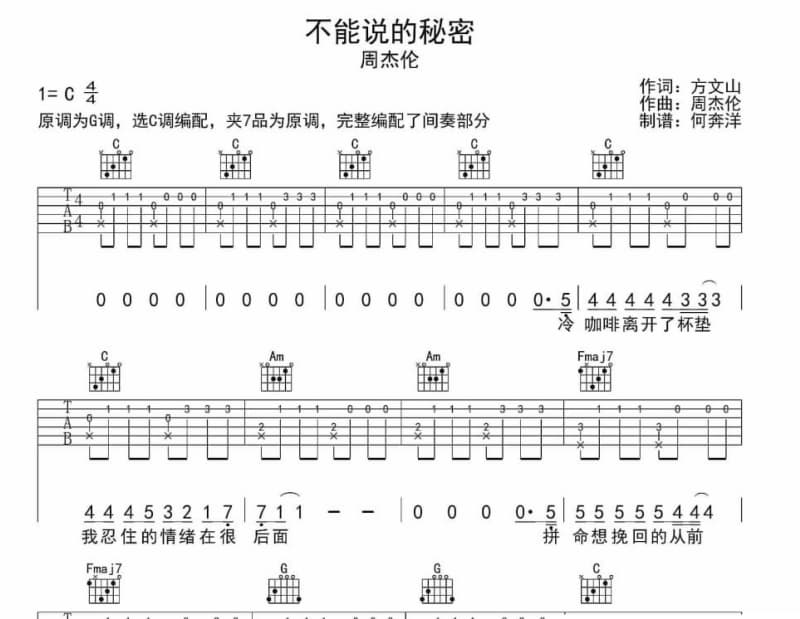 《没人俱乐部》吉他谱_阿牛