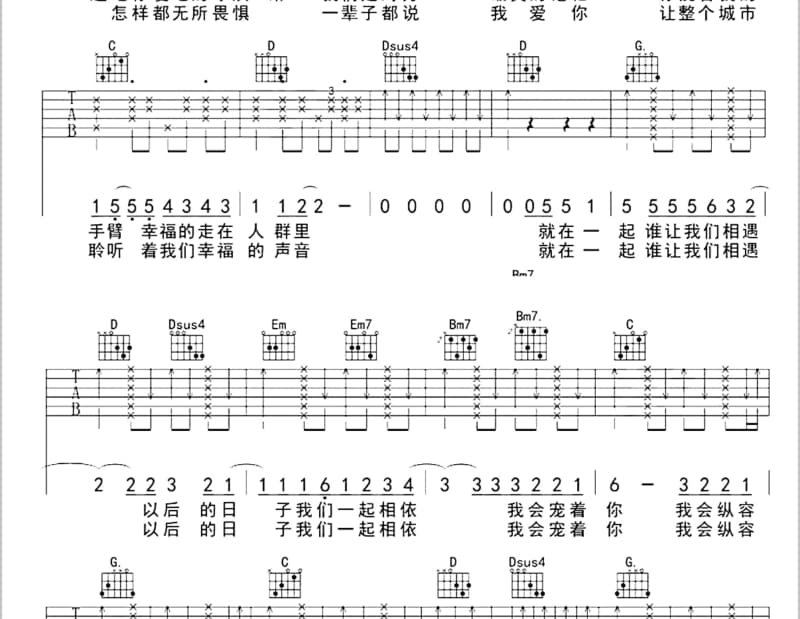 《霸王别姬》吉他谱_李岩