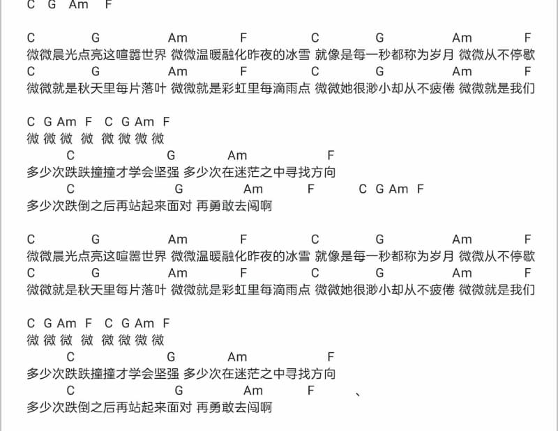 《我的妈妈》吉他谱_李羿慧