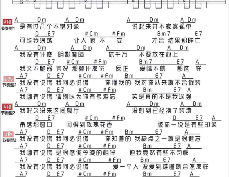 《约定》吉他谱_阿牛