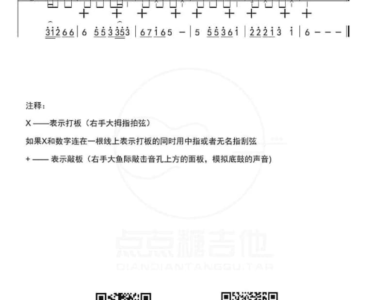 《不遮掩》吉他谱_李翊君