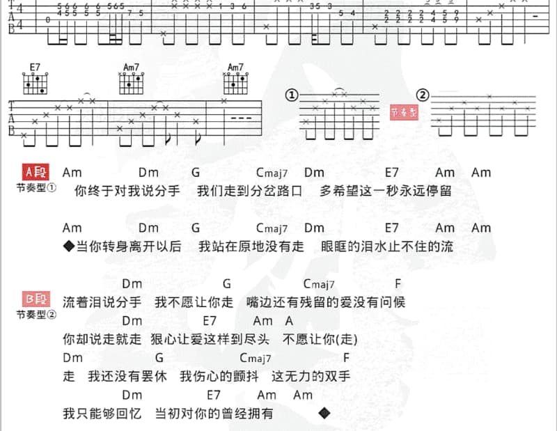 《晚婚》吉他谱_李宗盛