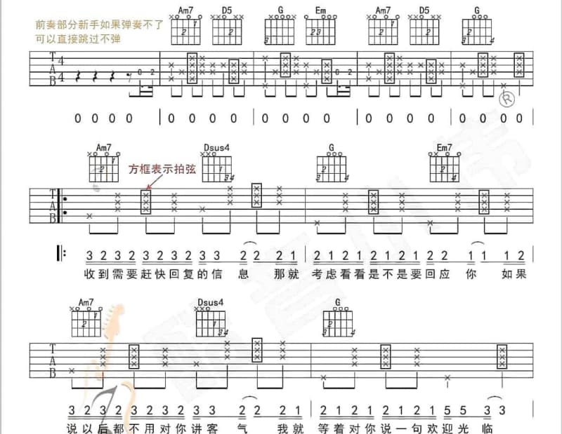 《风飞沙》吉他谱_林翠萍