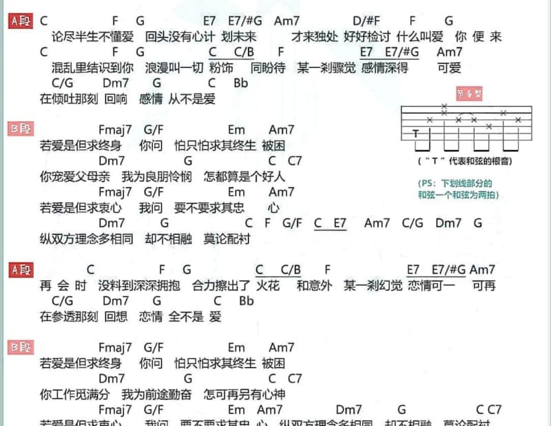 《友情未完》吉他谱_林峯
