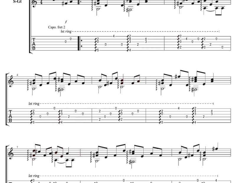 《Fairyland》吉他谱_林隆璇