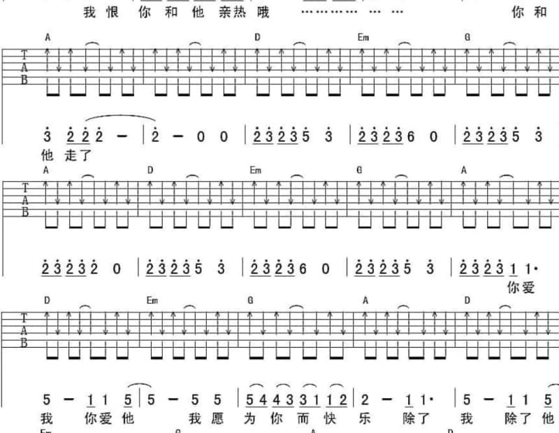 《钥匙》吉他谱_林晓培