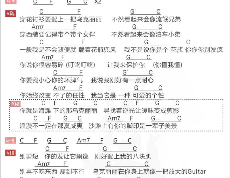 《团圆 + 快乐老家》吉他谱_林志炫