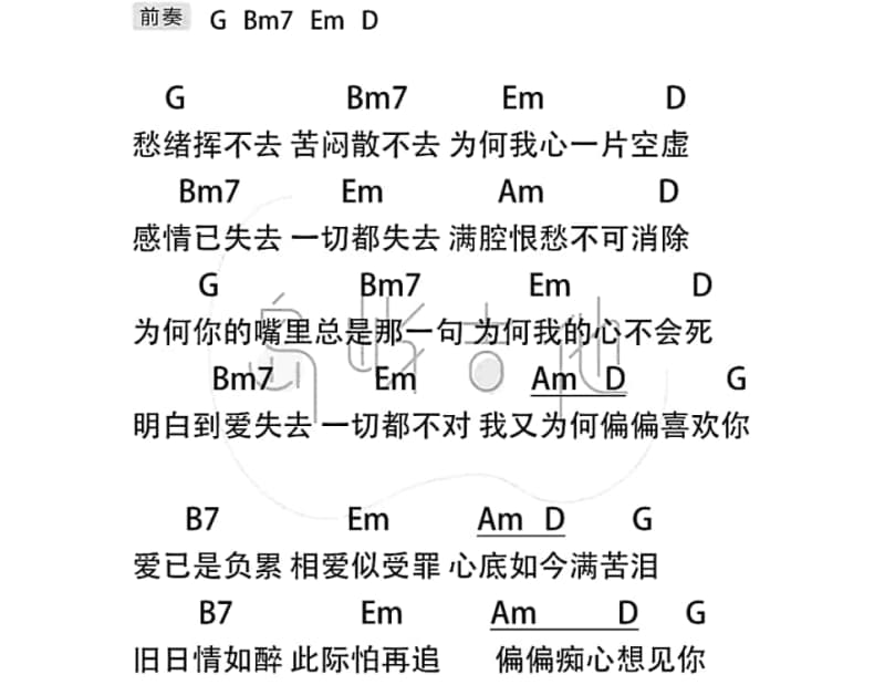 《全心全意 I Love You》吉他谱_林志颖