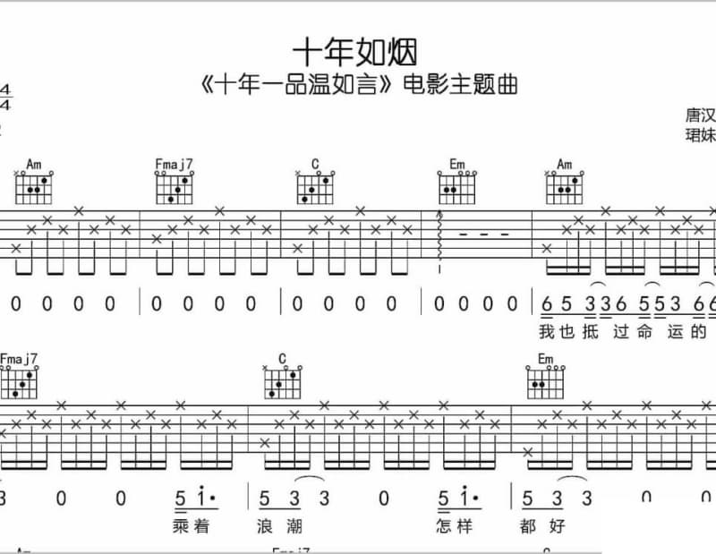 《小心黑夜》吉他谱_林志颖