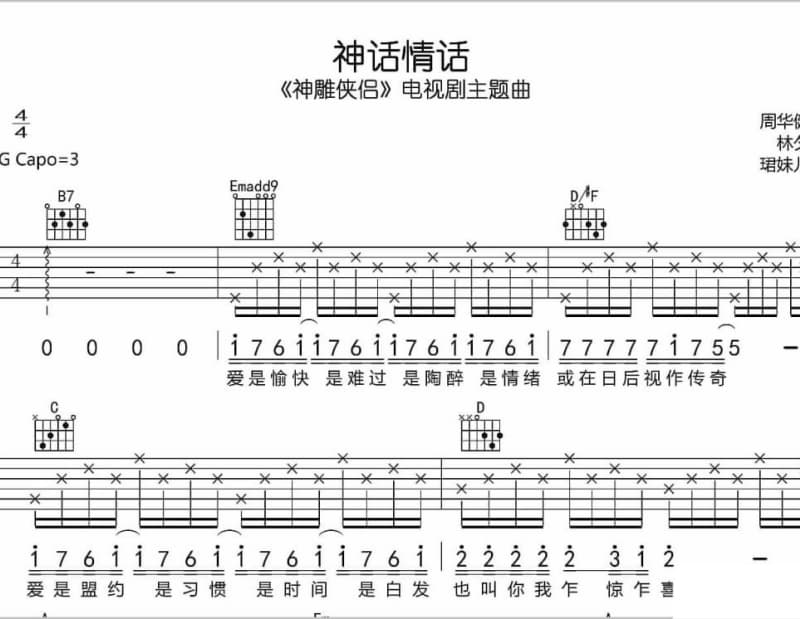 《游车河》吉他谱_林志颖