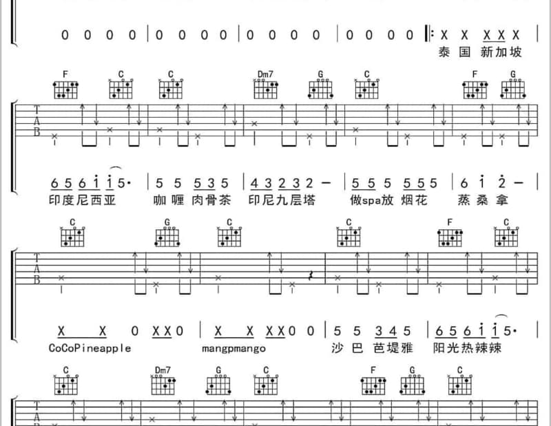 《雨点》吉他谱_林子祥