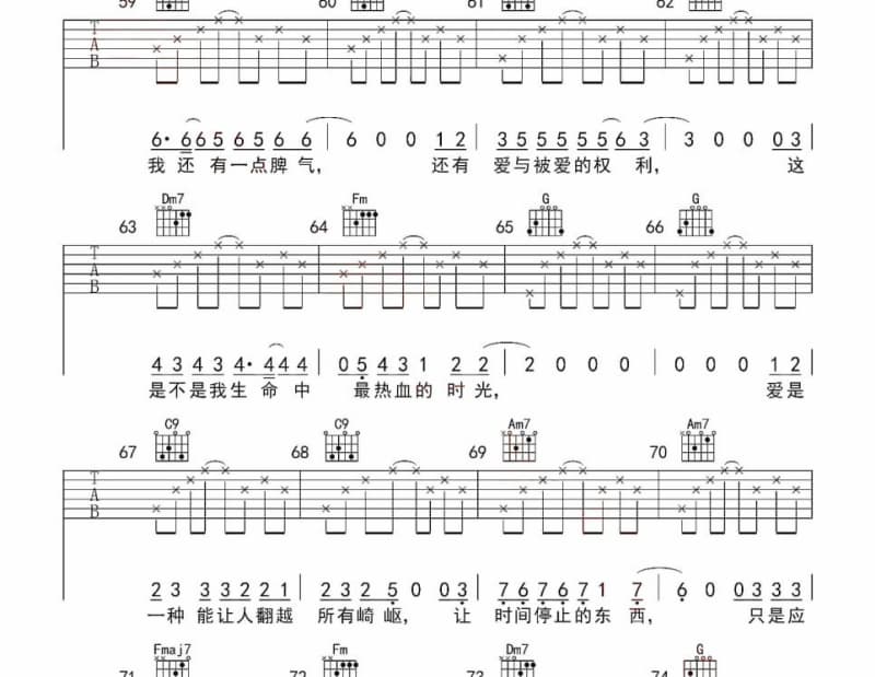 《想飞》吉他谱_灵感