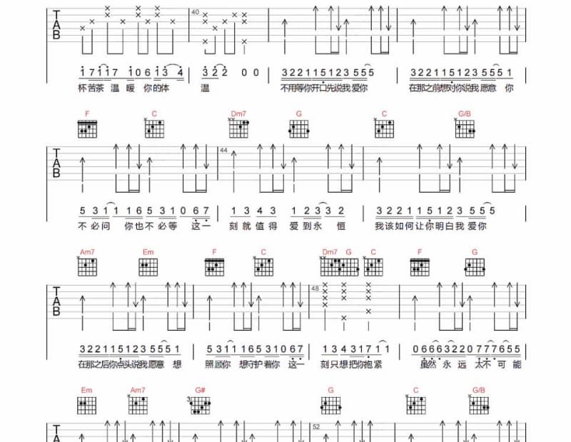 《情末鸟》吉他谱_刘德华