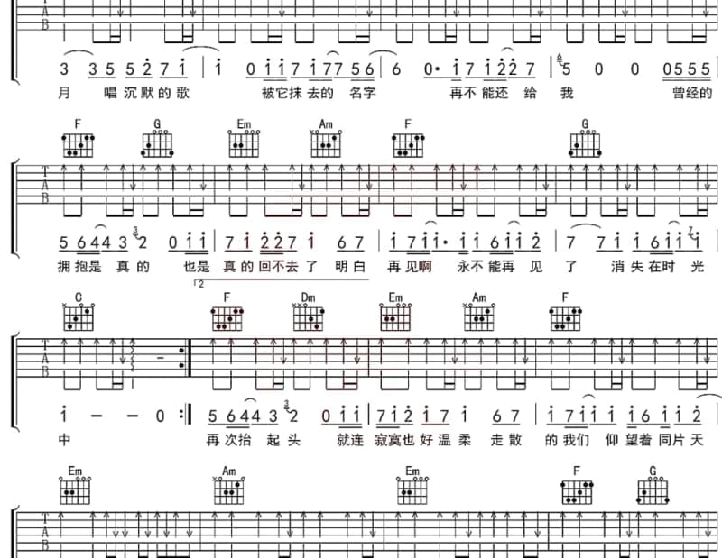 《Loving you》吉他谱_爱乐团