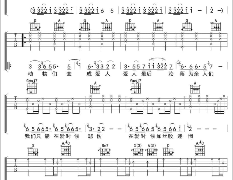 《Baby Baby》吉他谱_安晨妤