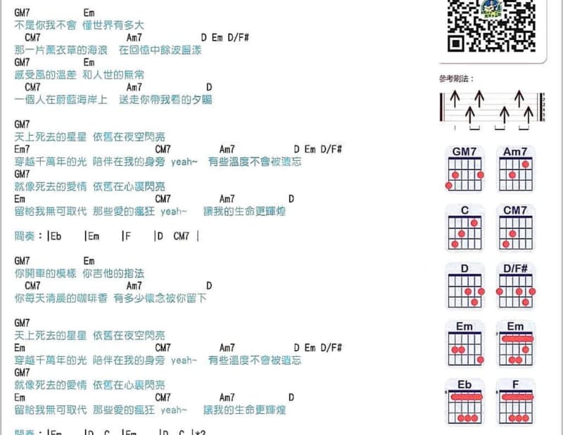 《背影》吉他谱_龙梅子/老猫