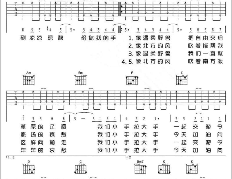 《慢慢飞 Slowly Fly》吉他谱_龙神道乐队
