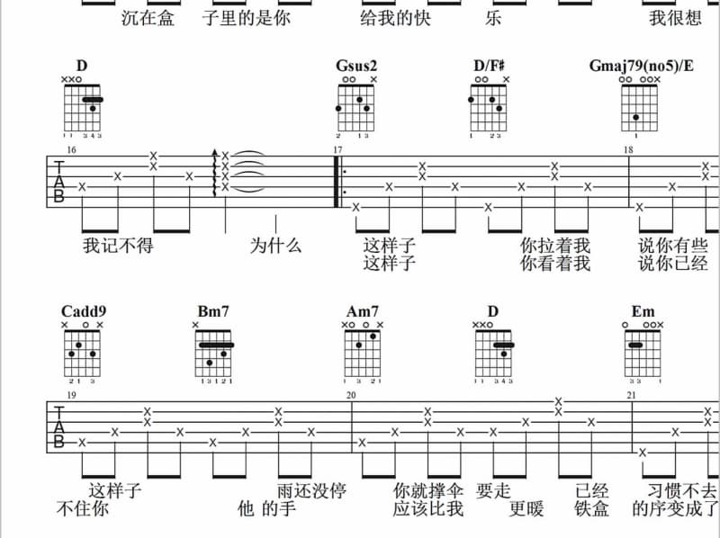 《我们正年轻》吉他谱_李剑