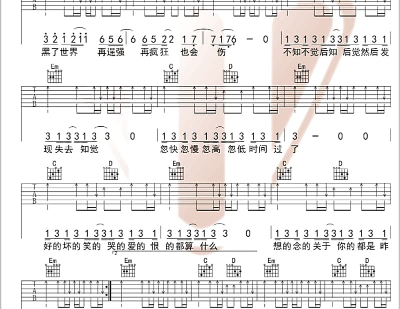 《Smoke Gets In Your Eyes》吉他谱_罗文