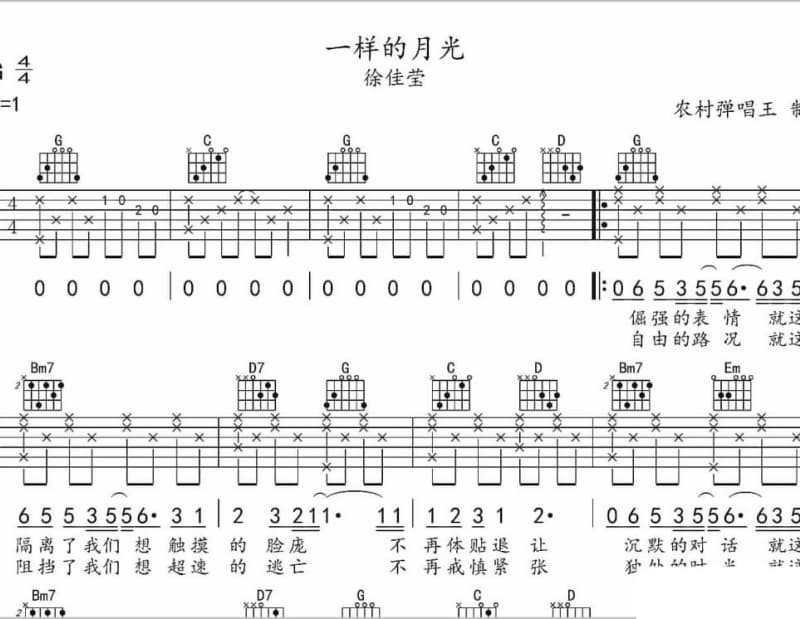 《我要你忘了我》吉他谱_罗文