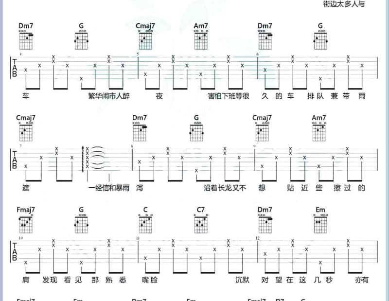《Talaluki爱你喔》吉他谱_巴奈