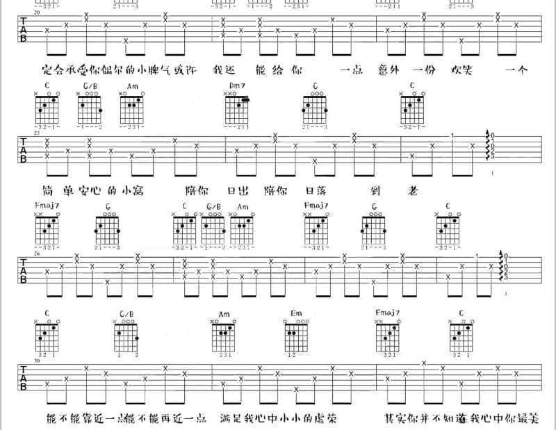 《时间潜艇》吉他谱_麦田守望者