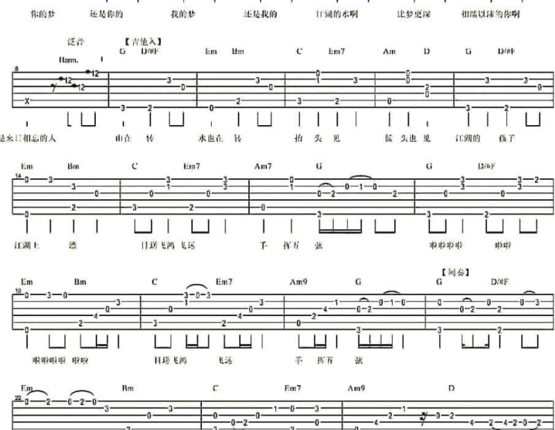 《猜拳歌》吉他谱_萌萌哒天团