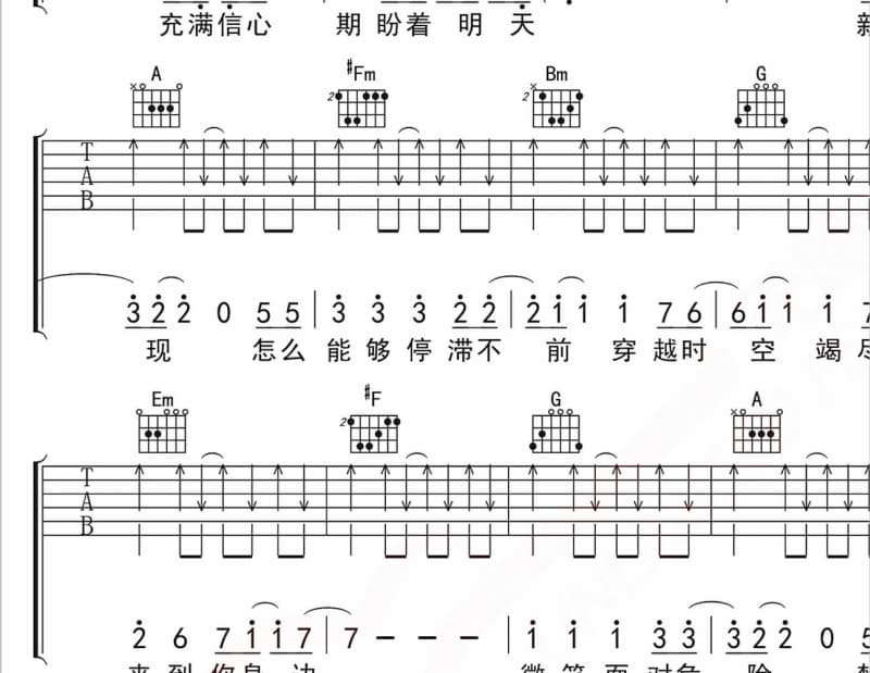 《心碎》吉他谱_萌萌哒天团