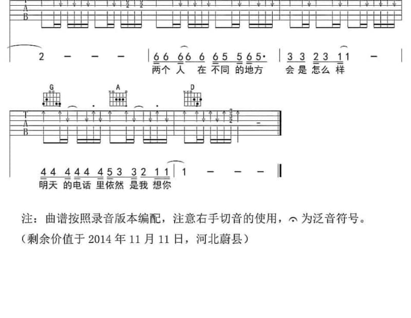 《冬季来台北看雨》吉他谱_孟庭苇