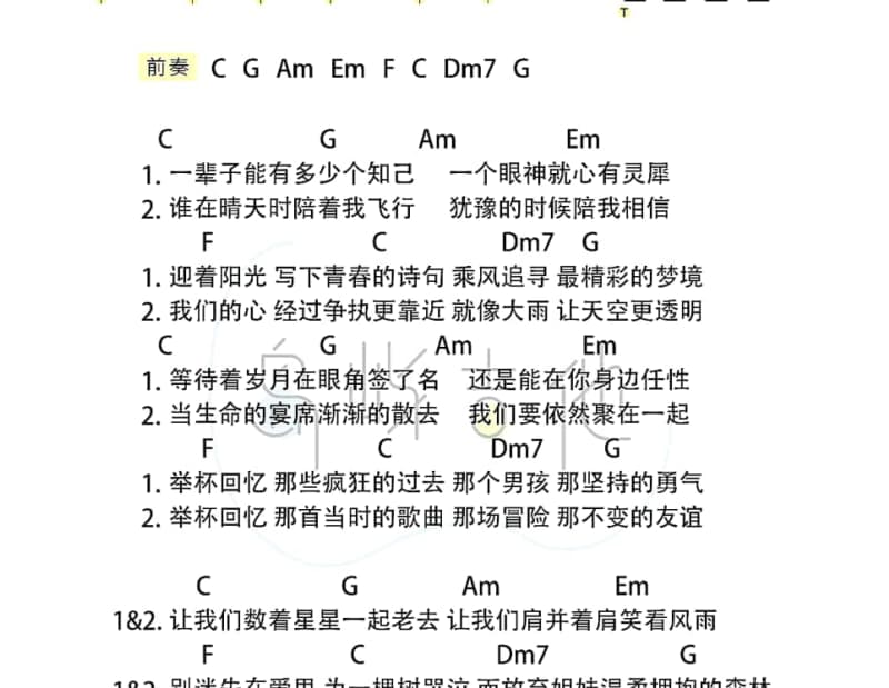 《不正确的审美》吉他谱_3unshine