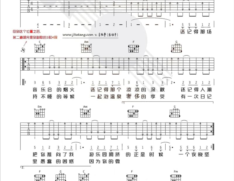 《幻听》吉他谱_莫文蔚
