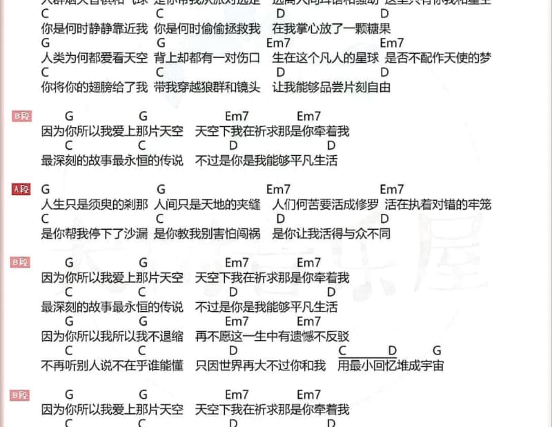 《广寒》吉他谱_墨明棋妙
