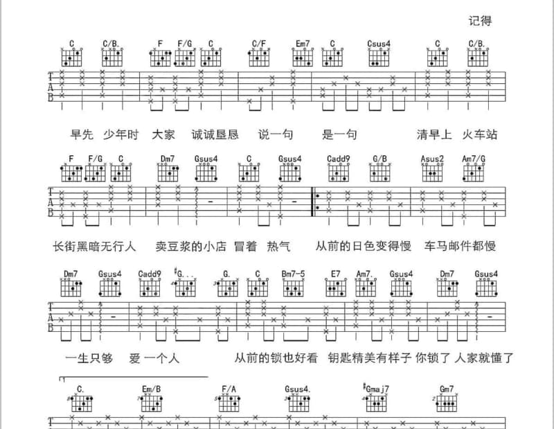 《让摇滚的声音响彻整个夜晚》吉他谱_扭曲机器