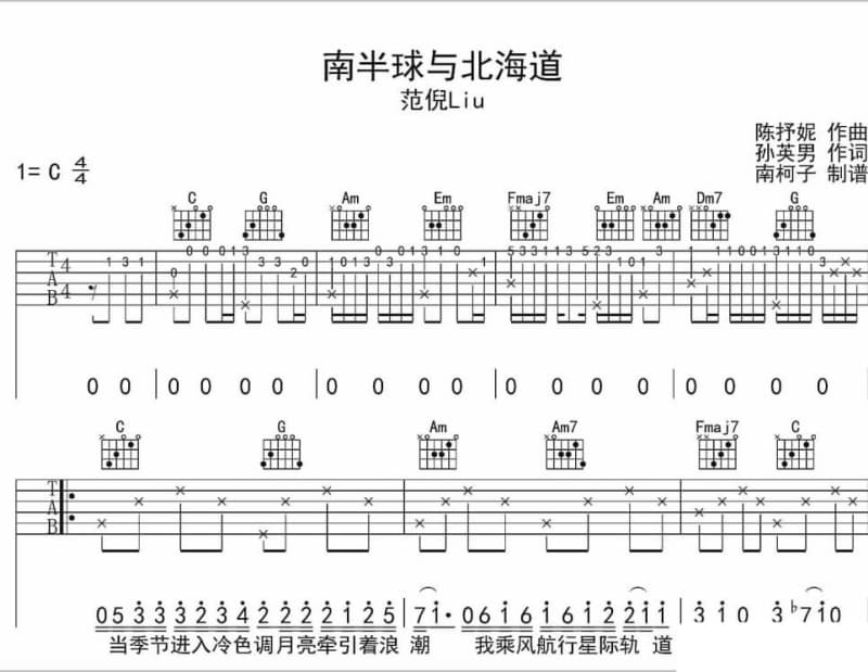 《痴心绝对》吉他谱_潘美辰